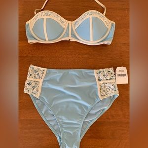 Marilyn Monroe Style Two Piece Bikini
